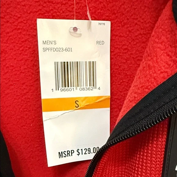 NWT Spyder Men's Performance Jacket in Red and Black size small - Picture 2 of 16